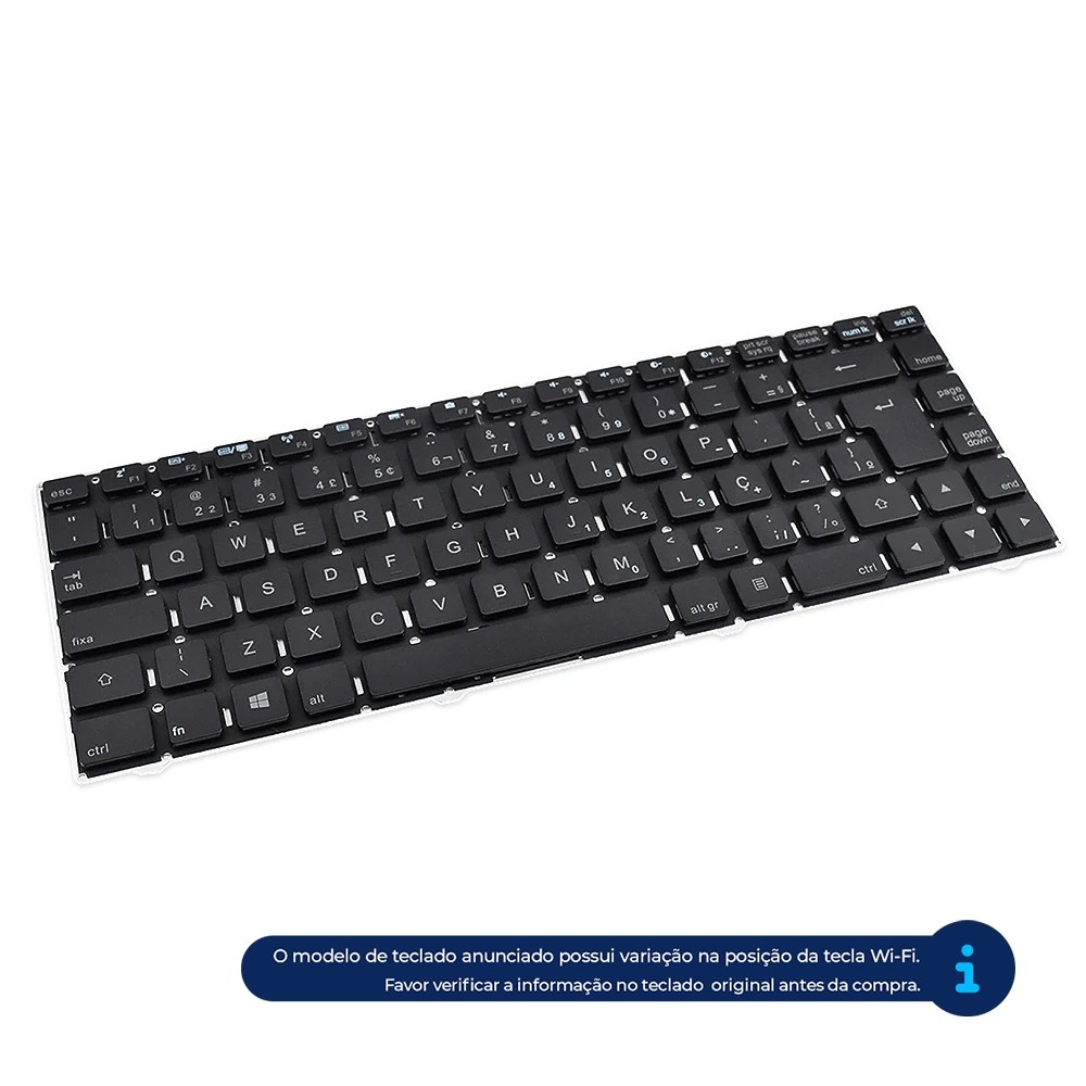 Teclado para Notebook Cce Ultra Thin U25B | Preto ABNT2