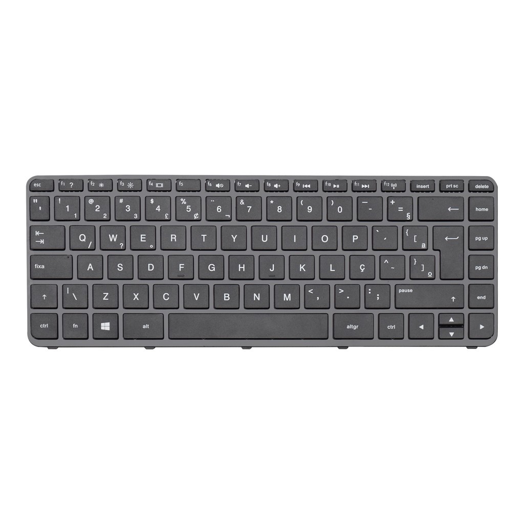 Teclado para Notebook Hp Pavilion 14-N030BR | Preto ABNT2 - UK Style