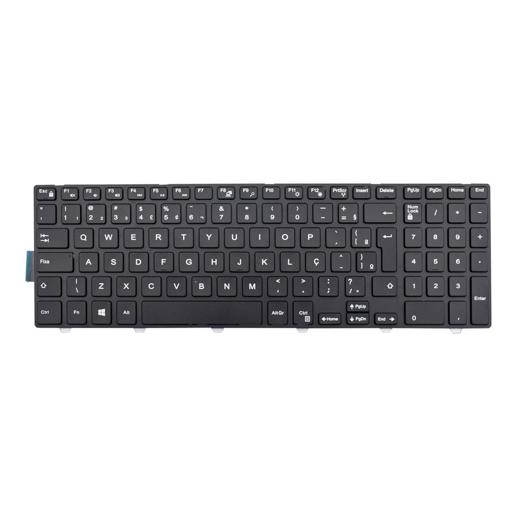 Teclado para Notebook Dell Inspiron 15 5000-(INS15MD-1528L) | Preto ABNT2