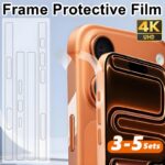Kit 3/Kit 5 Película Lateral Hidrogel HD Para iPhone 17 16 15 14 13 12 Pro Max