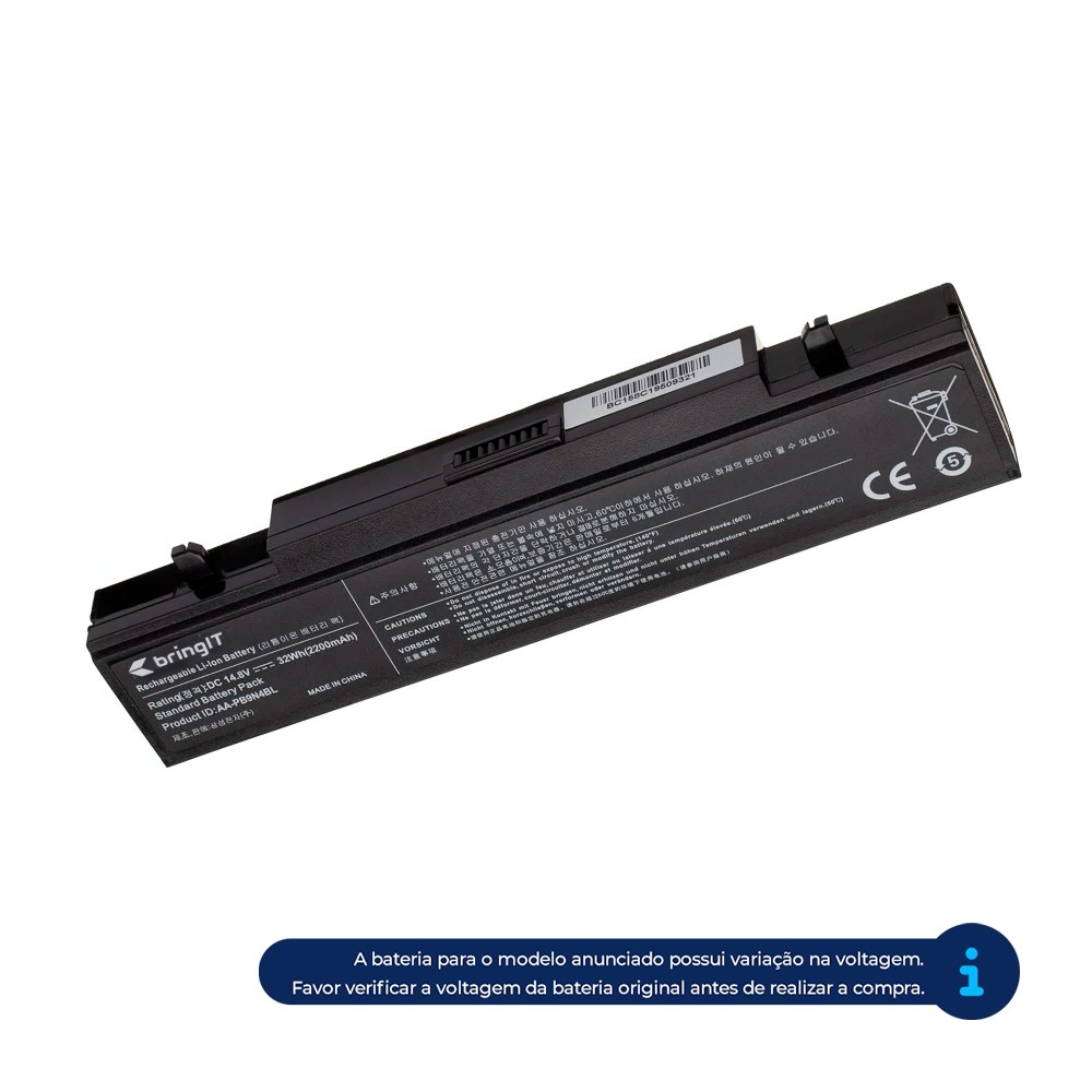 Bateria para Notebook Samsung RV411-AD5BR | 2000 mAh