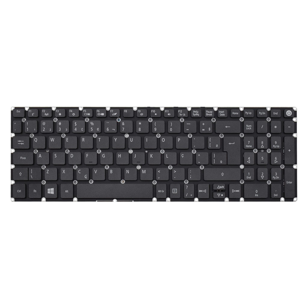 Teclado para Notebook Acer Part Number NKI1513035 | Preto ABNT2 - F2 WI-FI