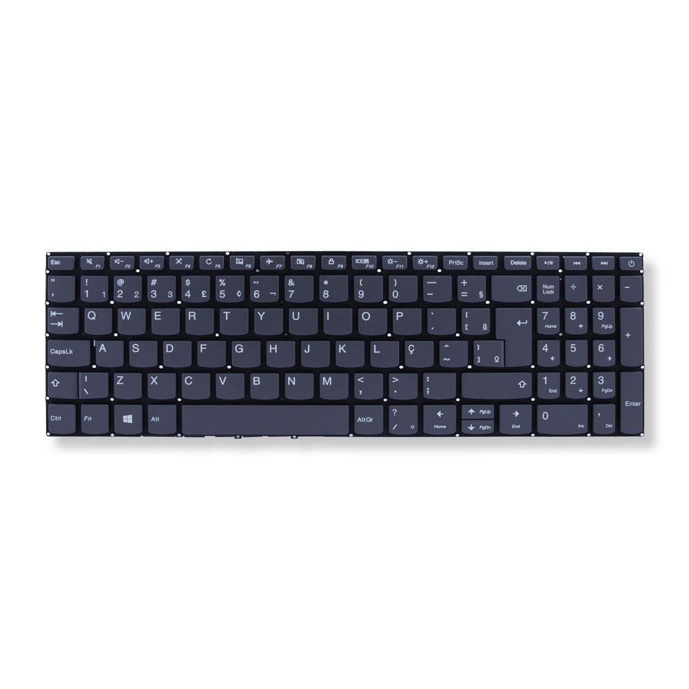 Teclado para Notebook Lenovo Part Number SN20M63164 | Grafite ABNT2