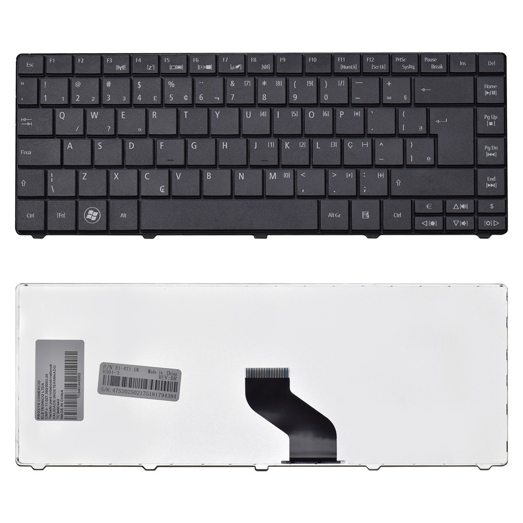 Teclado para Notebook Acer E1-421-E1-431E1-471ZQZ | Preto ABNT2