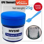 HY510 CPU Graxa Térmica Desktop PC Pasta Composta Condutora De Silicone Para Dissipador De Calor De Refrigeração
