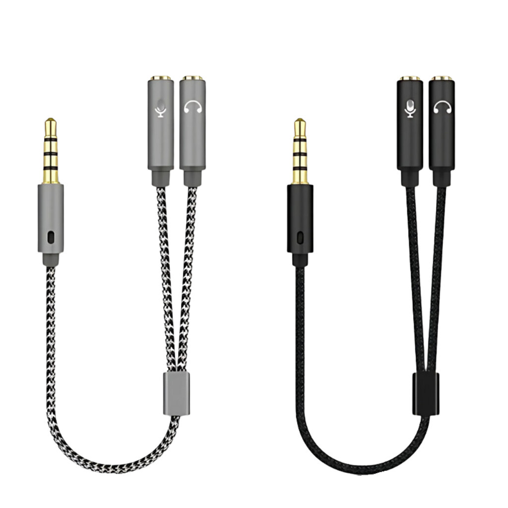 Adaptador P2/P3 Fone E Microfone Xbox One Ps4 Notebook Celular