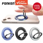 Suporte De Telefone Com Anel Magnético Fonken Para iPhone 12 13 14 Fivela De Metal Ultrafino