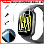 Película Com Vidro Para Relógio Smartwatch Redmi Watch 5 Active / Mi Watch 5 Lite Protetor De Pantalla Acessórios