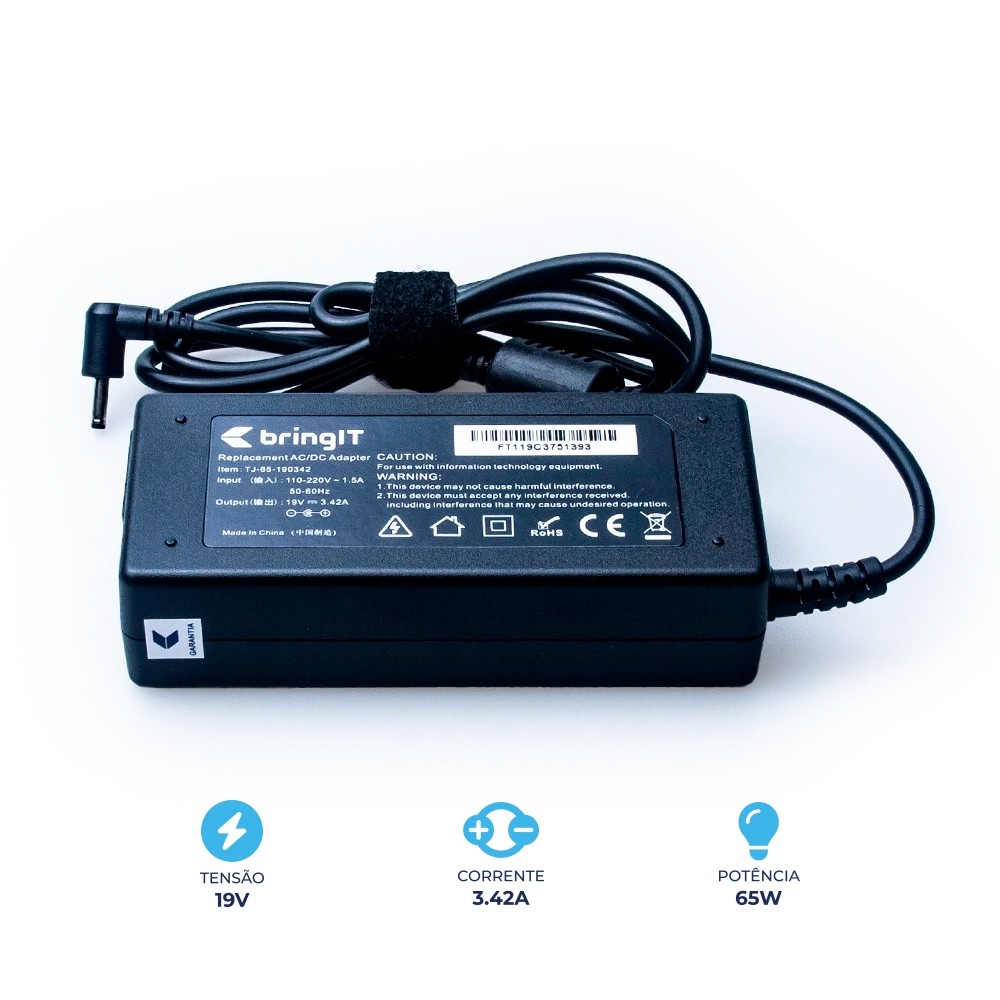 Fonte Carregador para Notebook Acer Aspire A515-54G-53GP