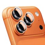 Protetor de Lente para iPhone 17 Pro - Survivor - Transparente com molde aplicador - Frame para câmera - Gshield