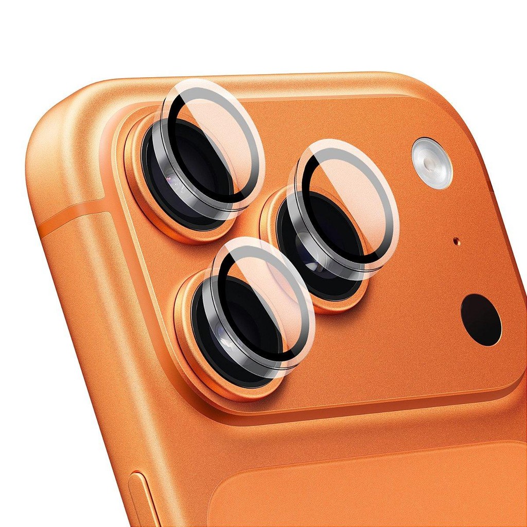 Protetor de Lente para iPhone 17 Pro - Survivor - Transparente com molde aplicador - Frame para câmera - Gshield