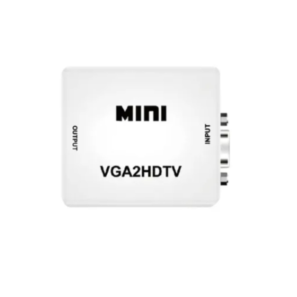 Adaptador Conversor Vga2 HDTV Vga para HDTV 1080p