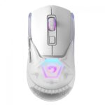 Mouse Gamer Marvo Z FIT PRO G1W WH, Wireless/Bluetooth