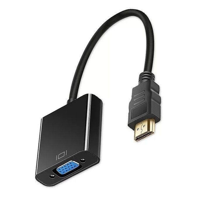 Cabo Adaptador Hdmi Para Vga Para Pc Tv Notebook Monitor