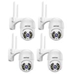 Kit 4 Câmera Segurança Wifi Smart IP Yoosee A8 Áudio Infravermelho Sem Fio Casa