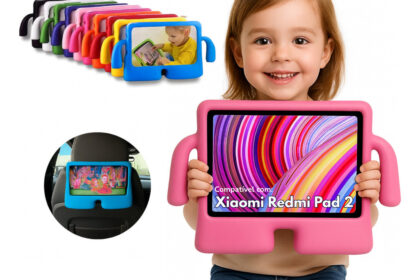 Capa Infantil com Bracinhos + Película Xiaomi Redmi Pad 2 11 2025