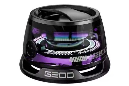 Caixa De Som LED Bluetooth magnético portátil atmosfera colorida RBG mini Speaker à prova d'água