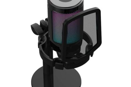 Microfone Mancer Horcrux V2 PFT, RGB, USB, Preto, MCR-HCRPFT-BL02