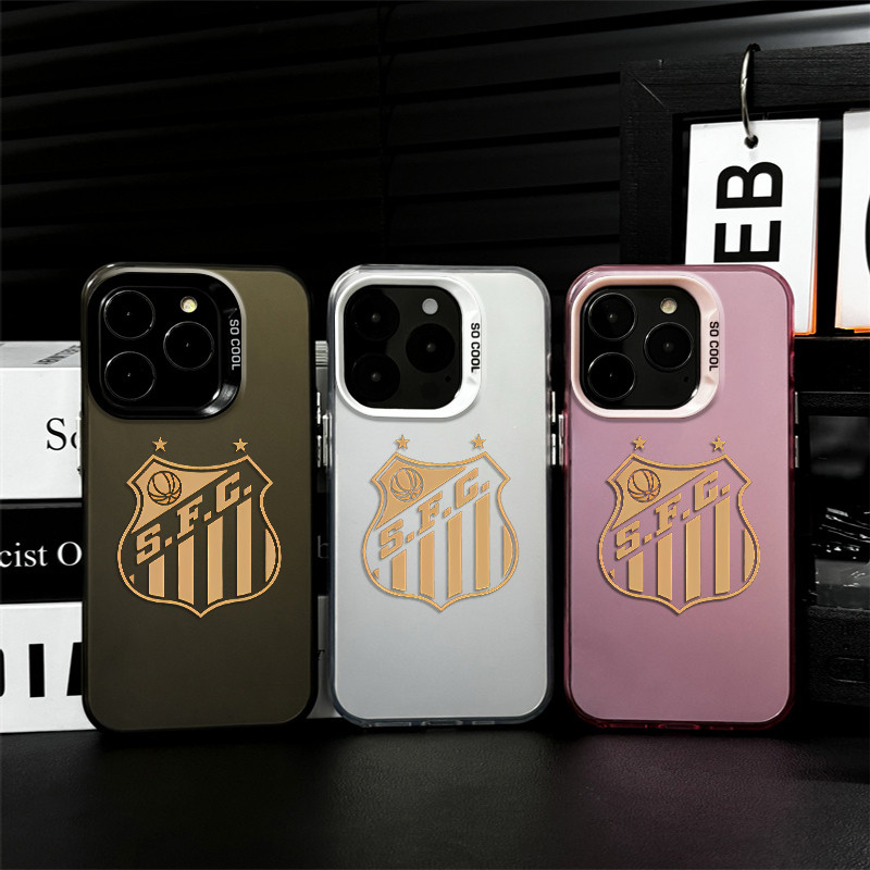 Capinha anti impacto Santos nunca desiste para iPhone x xr xs max 14 11 12 13 15 16 pro max 12 pro capa Protetora
