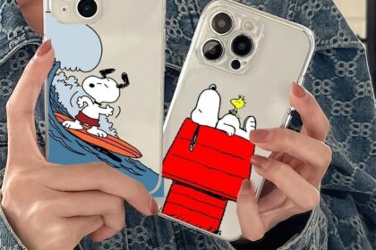Capa De Celular Para Desenho Animado S-Snoopy Transparente Iphone 15 13 14 12 11 Pro Max XR X SE XS Iphone13 Mini Plus