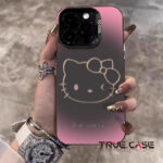 Capa De Telefone IMD estilo jovial feminino KITTY Compatível Com IPhone15 14 12 11 16 17 13PROMAX XR XS Plus animação fo