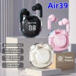Air39 Fones De Ouvido Sem Fio Bluetooth Controle De Toque HiFi Stereo Noise Reduc Microfone À Prova D'água De Baixa Latê