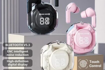 Air39 Fones De Ouvido Sem Fio Bluetooth Controle De Toque HiFi Stereo Noise Reduc Microfone À Prova D'água De Baixa Latê